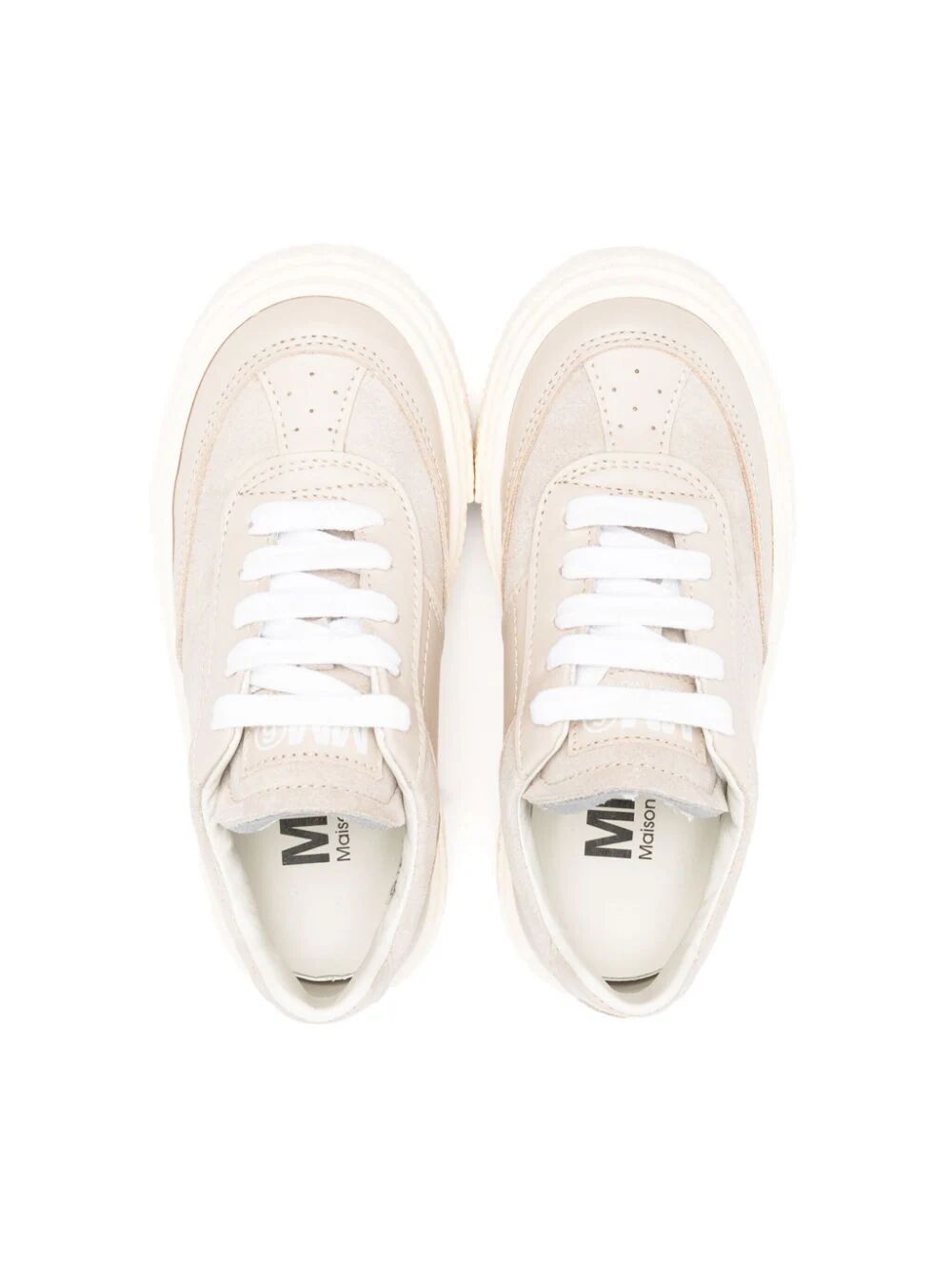 LEATHER LACE-UP LOW GAMBETTA SNEAKERS