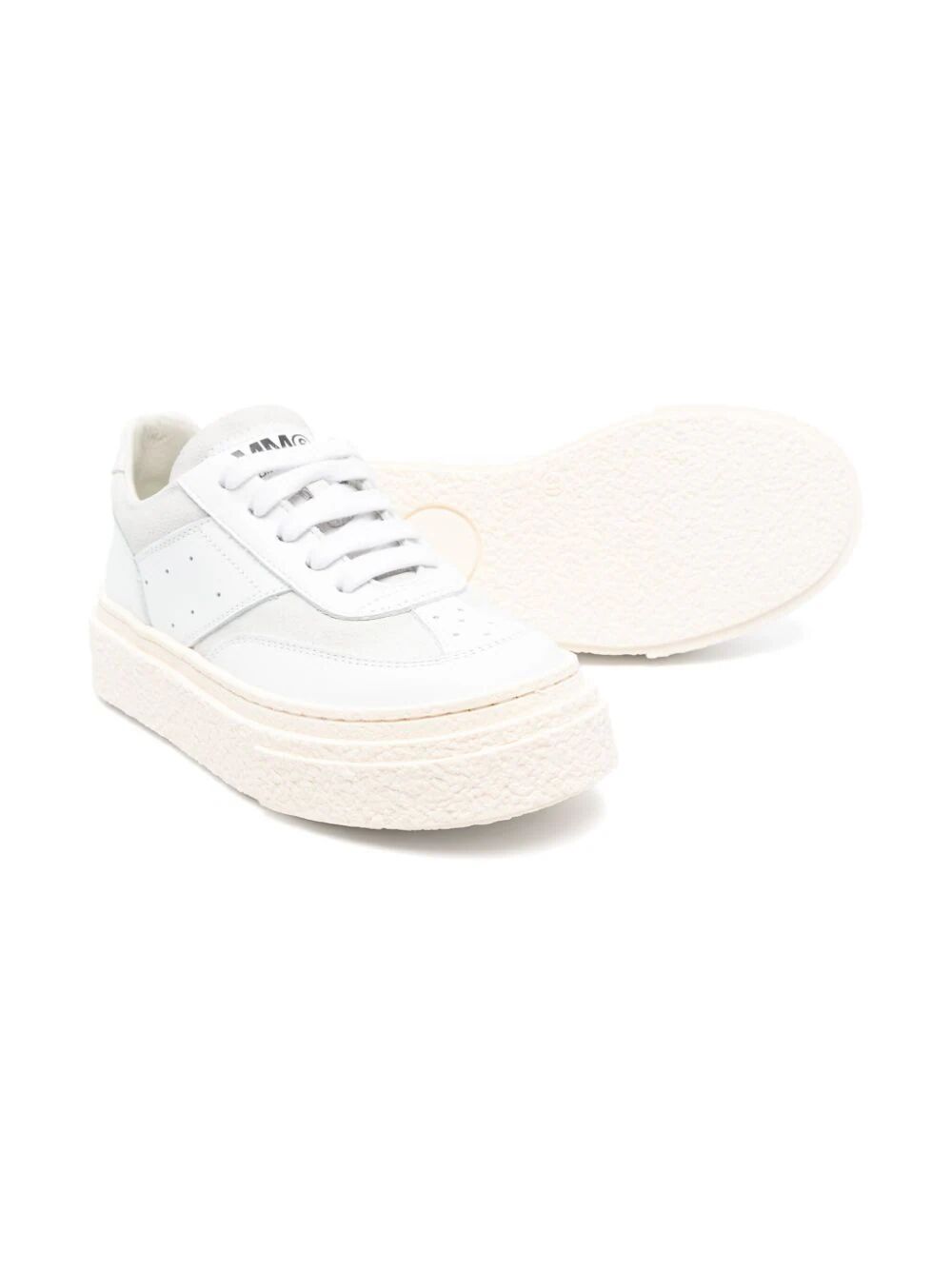 LEATHER LACE-UP LOW GAMBETTA SNEAKERS