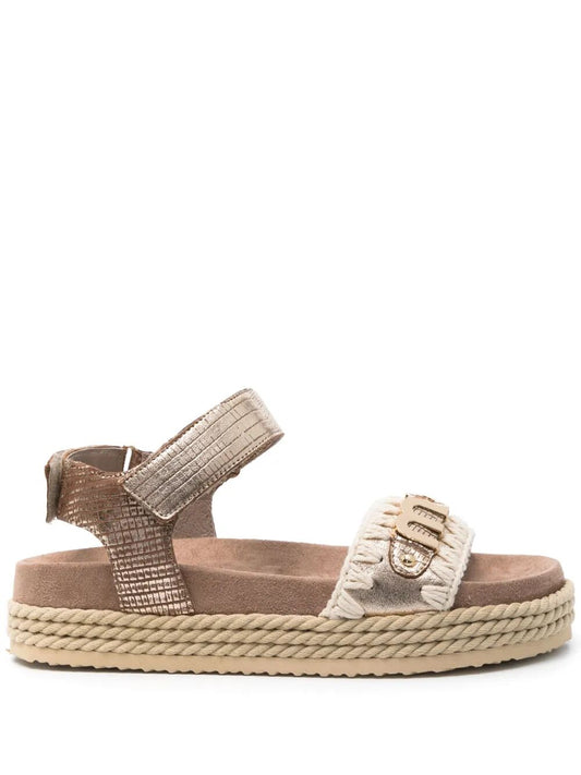 ROPE SANDAL WITH BACK STRAP
