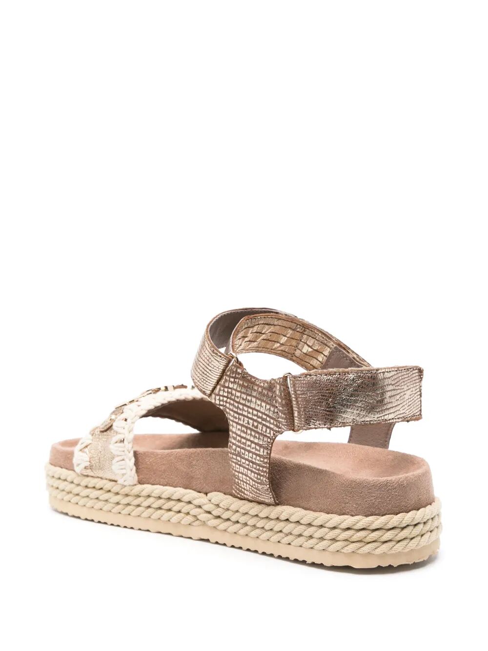 ROPE SANDAL WITH BACK STRAP