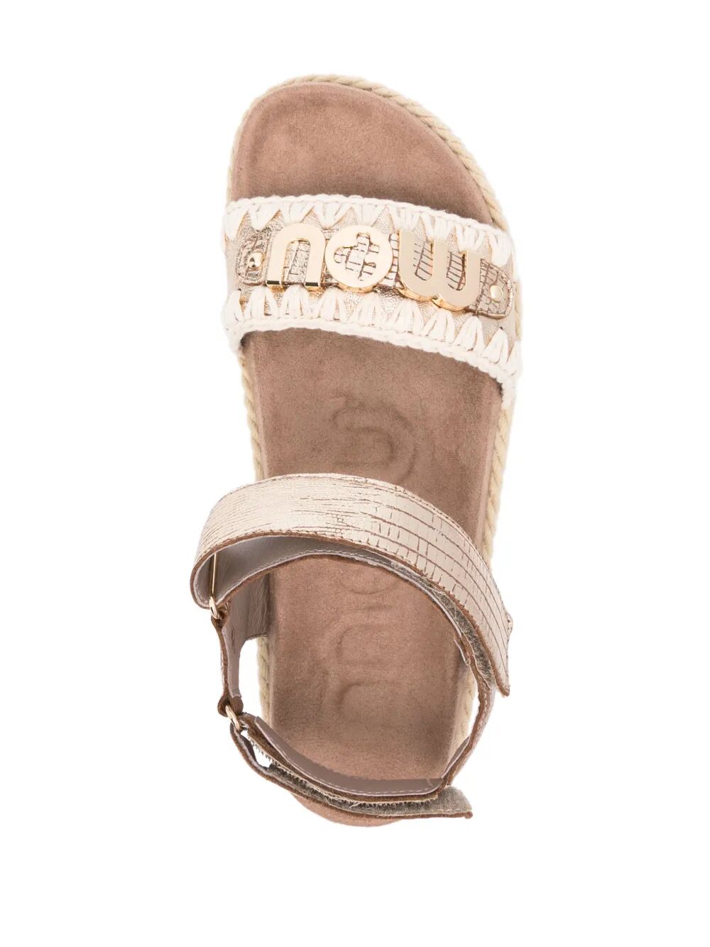 ROPE SANDAL WITH BACK STRAP