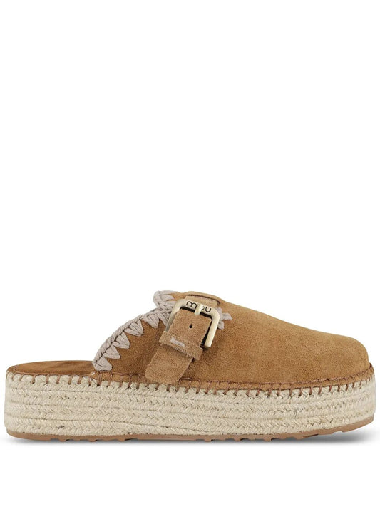 JUTE CLOG PLAIN SUEDE