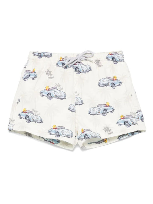 JEAN PRINTED BOY SWIM SHORT