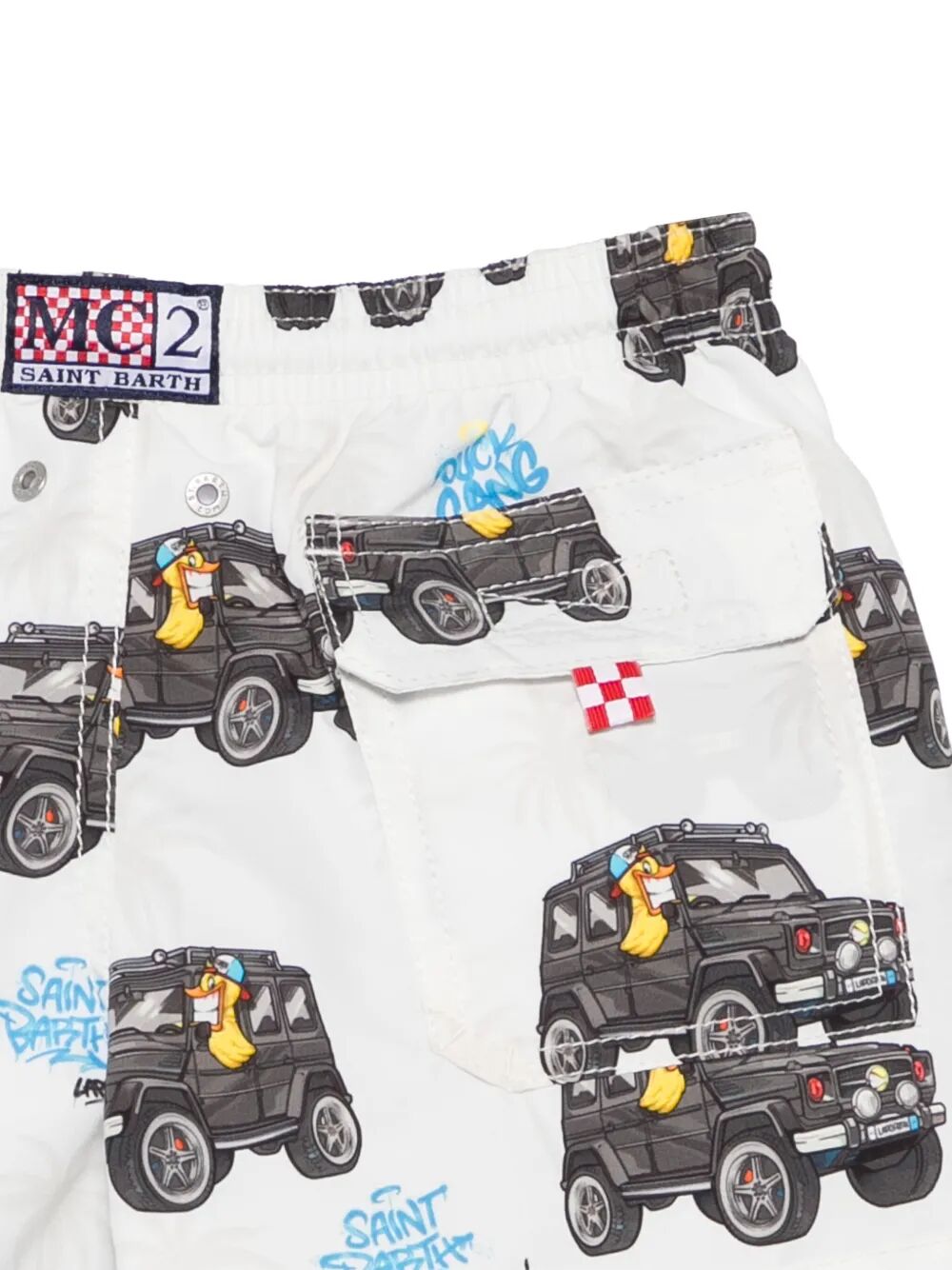 JEAN PRINTED BOY SWIM SHORT