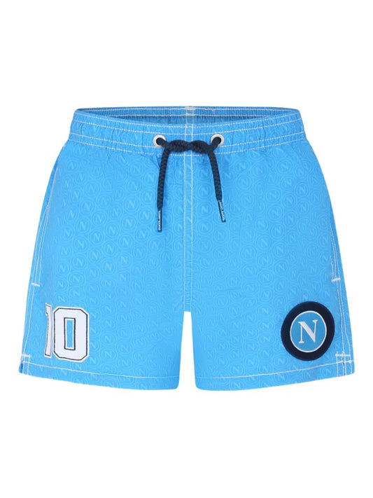 JEAN PRINTED BOY SWIM SHORT