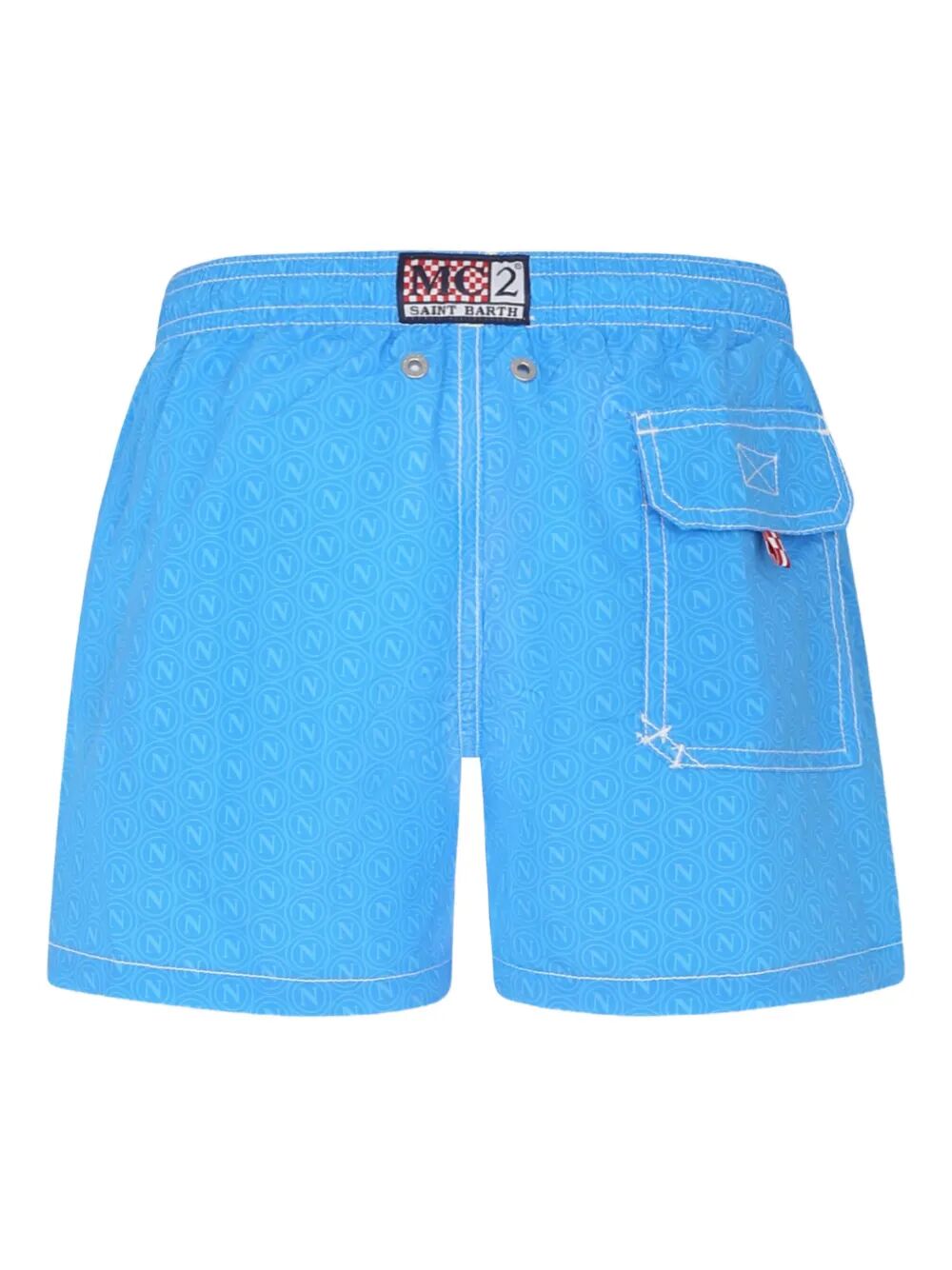 JEAN PRINTED BOY SWIM SHORT