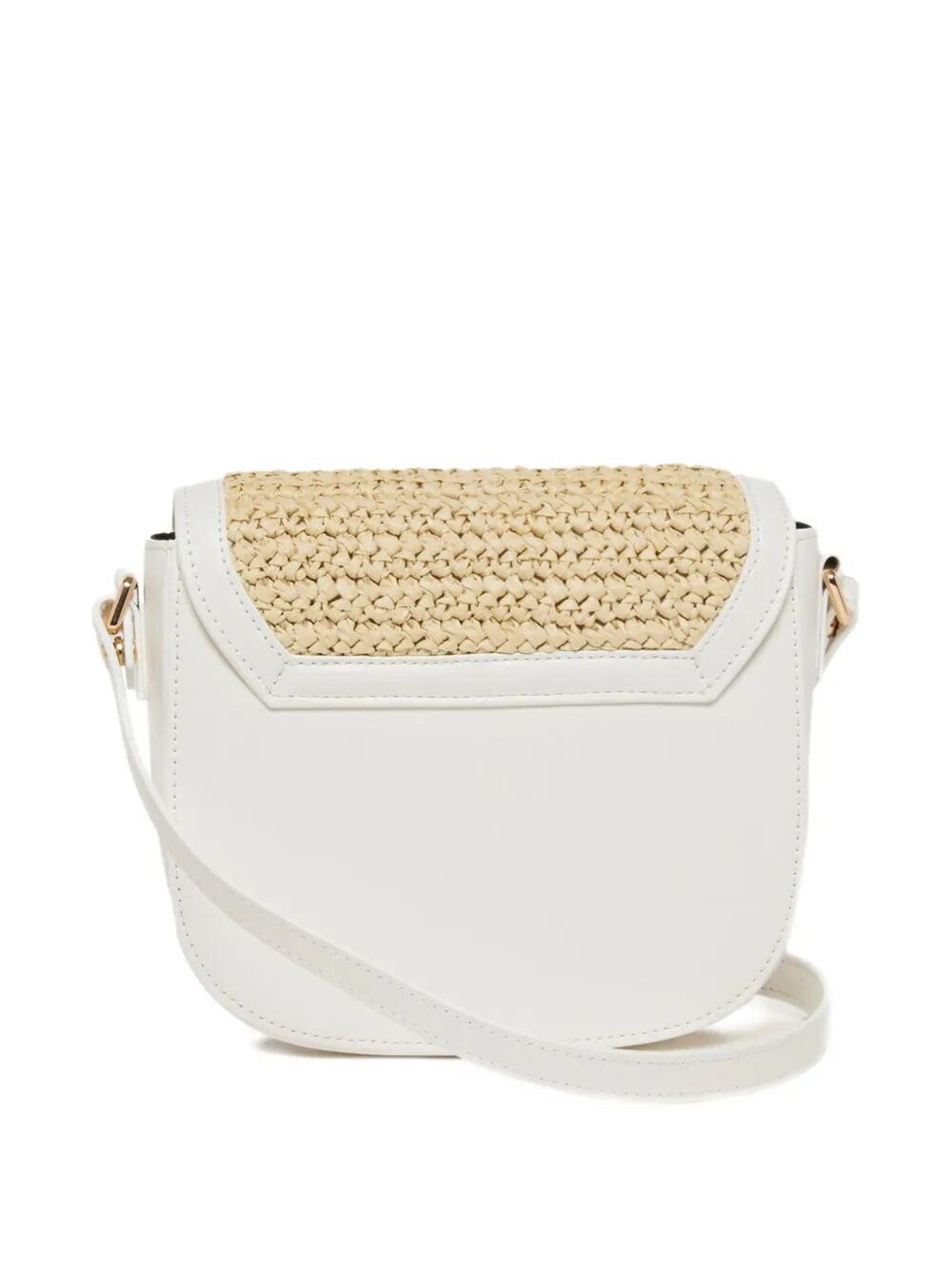 MW113F RAFFIA EFFECT SMILE BAG BORSA