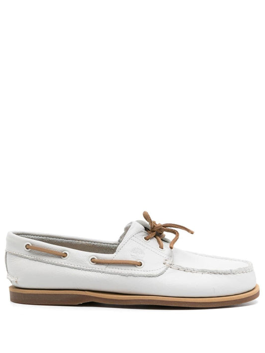 CLASSIC BOAT BOAT SHOE WHITE FULL GRAIN