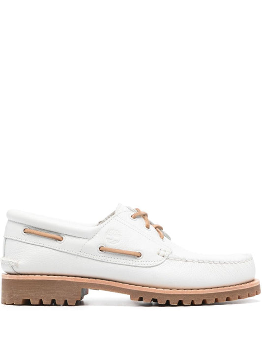 Timberland Authentic BOAT SHOE WHITE FULL GRAIN