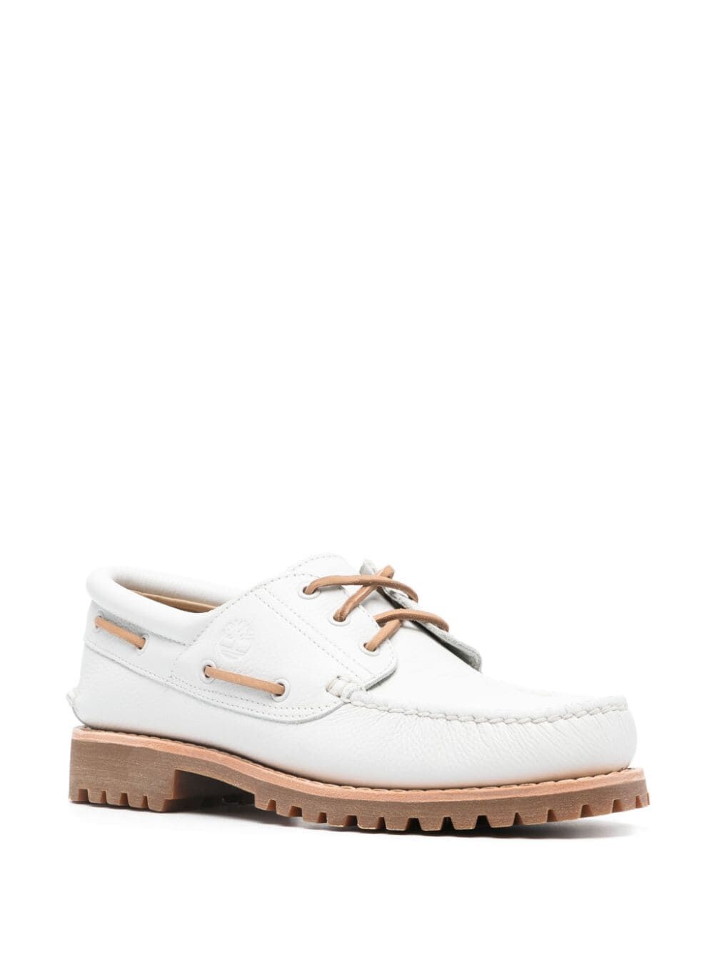 Timberland Authentic BOAT SHOE WHITE FULL GRAIN