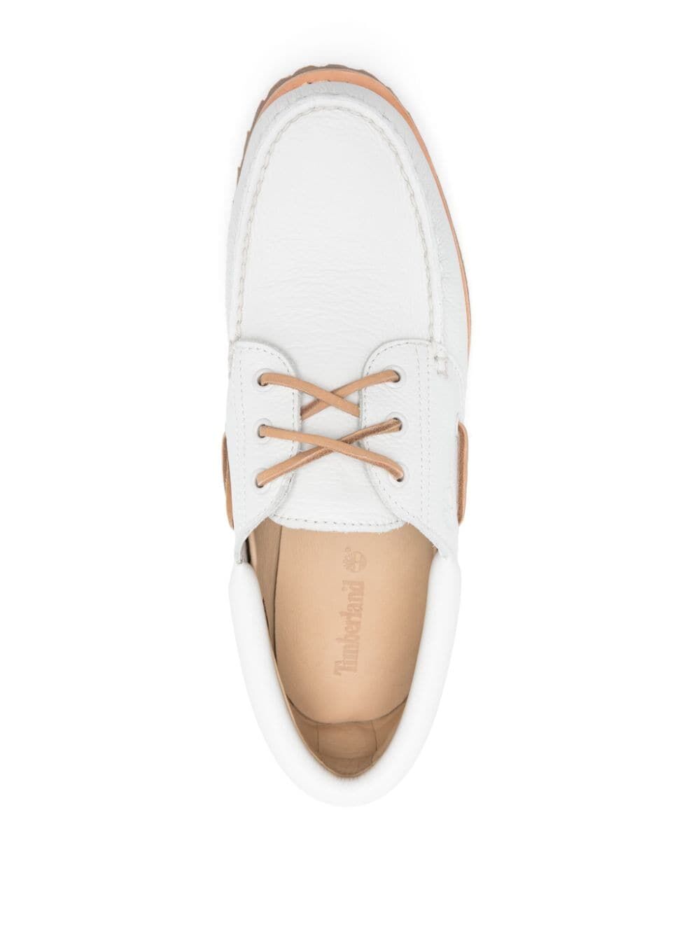 Timberland Authentic BOAT SHOE WHITE FULL GRAIN