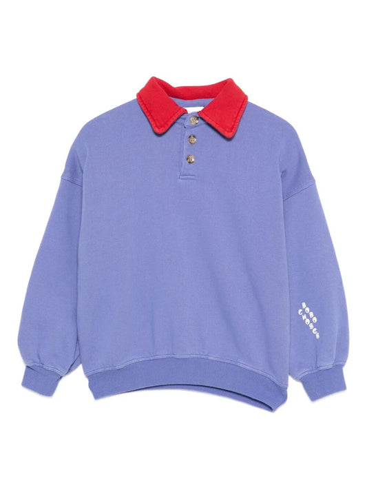 SWEATSHIRT BUTTONNED