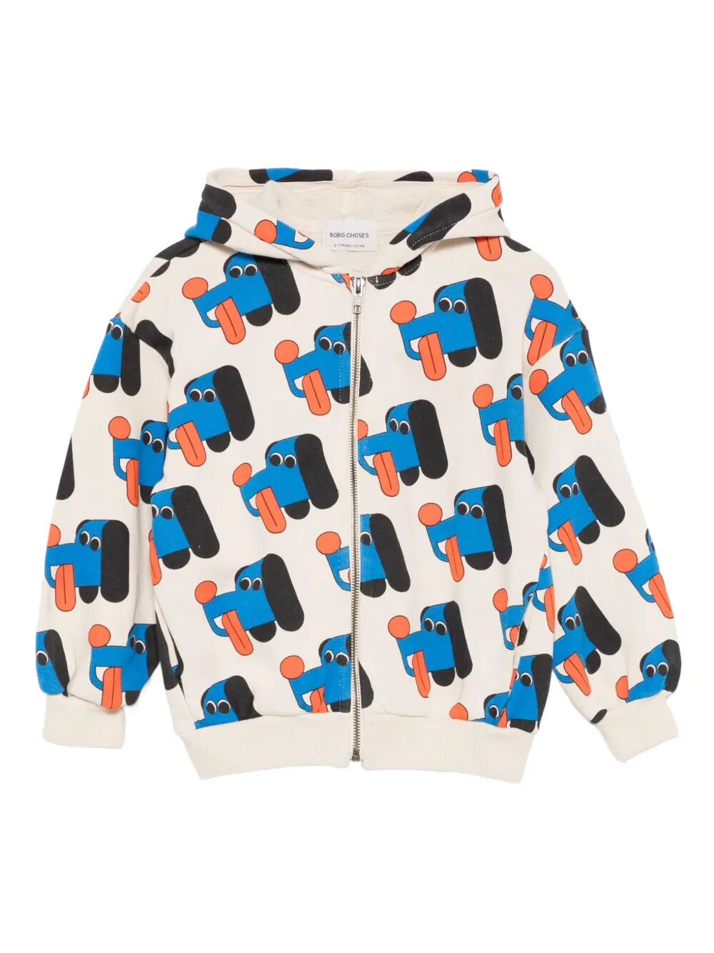 SWEATSHIRT ZIPPED HOODIE