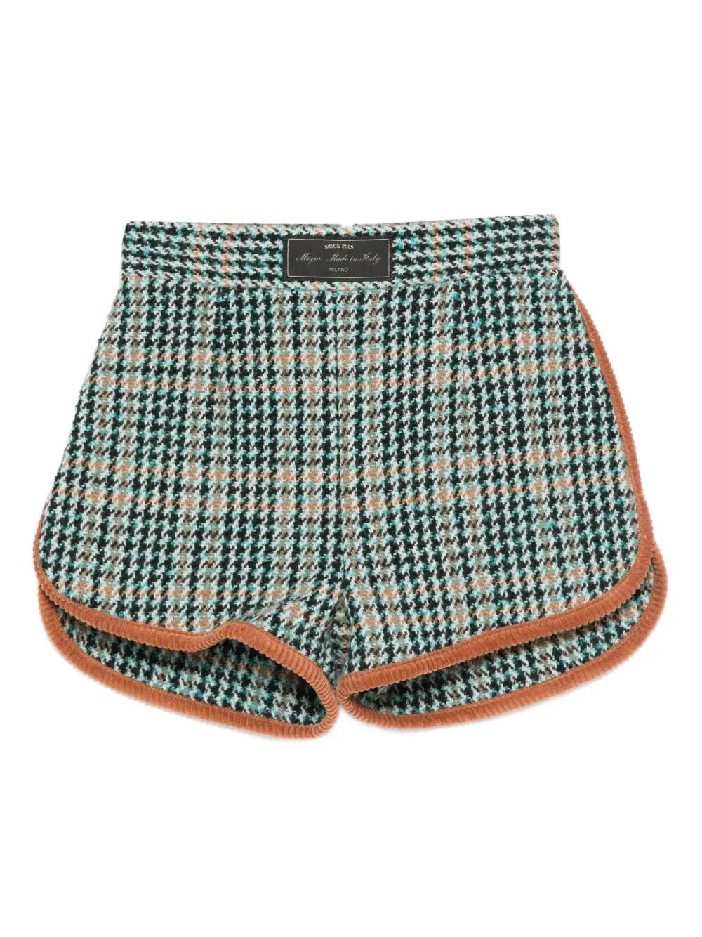 PRINCE OF WALES CLOTH VELVET SHORTS