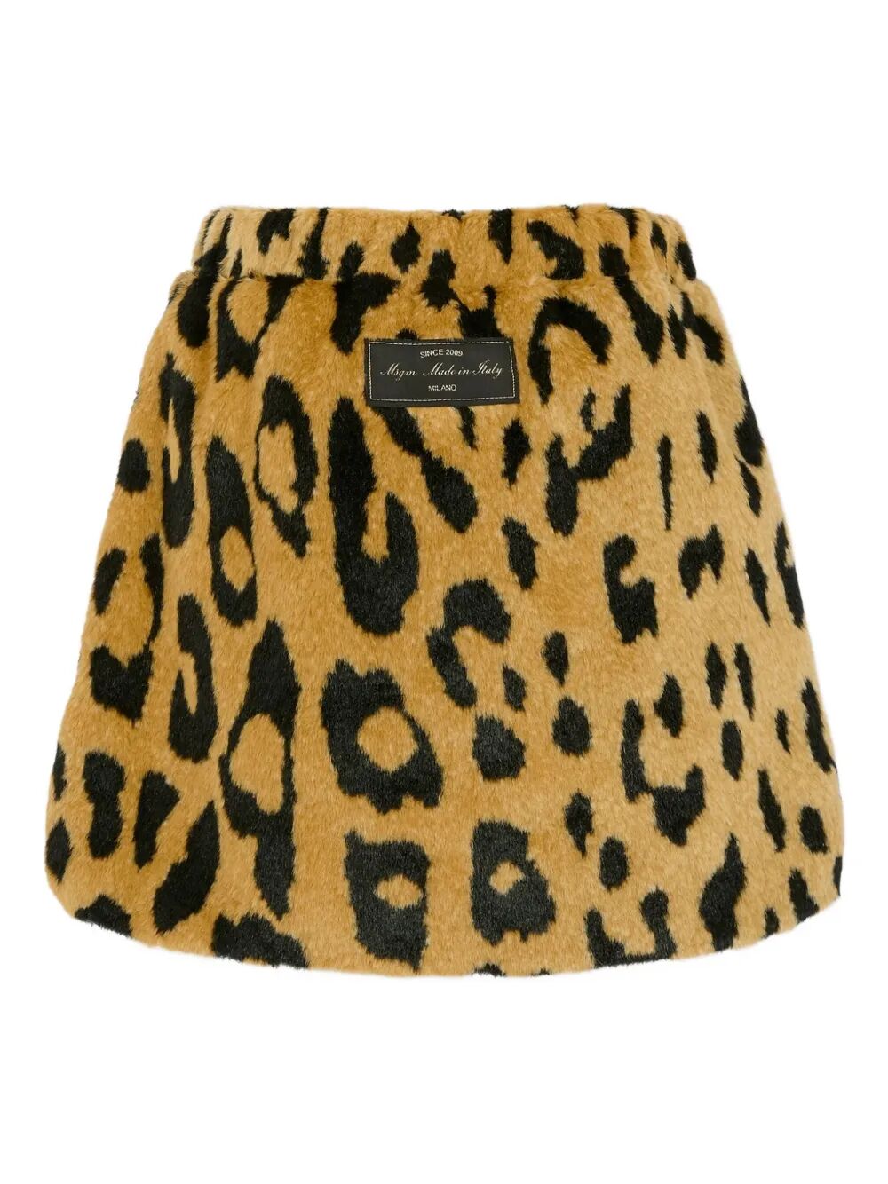 FUR ANIMALIER MINI SKIRT