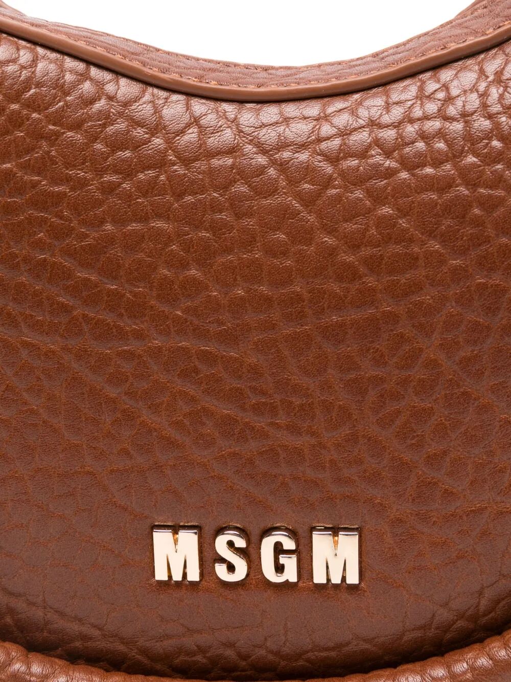 HAMMERED ECO-LEATHER BAG SHOULDER