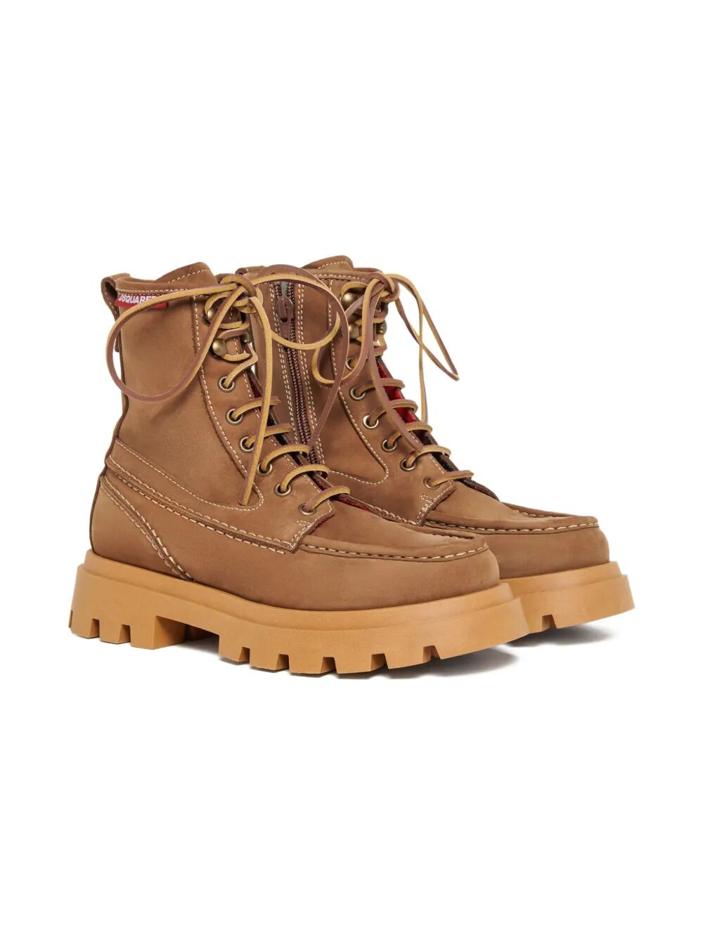 EXPLORER ANKLE BOOTS LEATHER WITH LOGOED LABEL SEWN ON SIDE