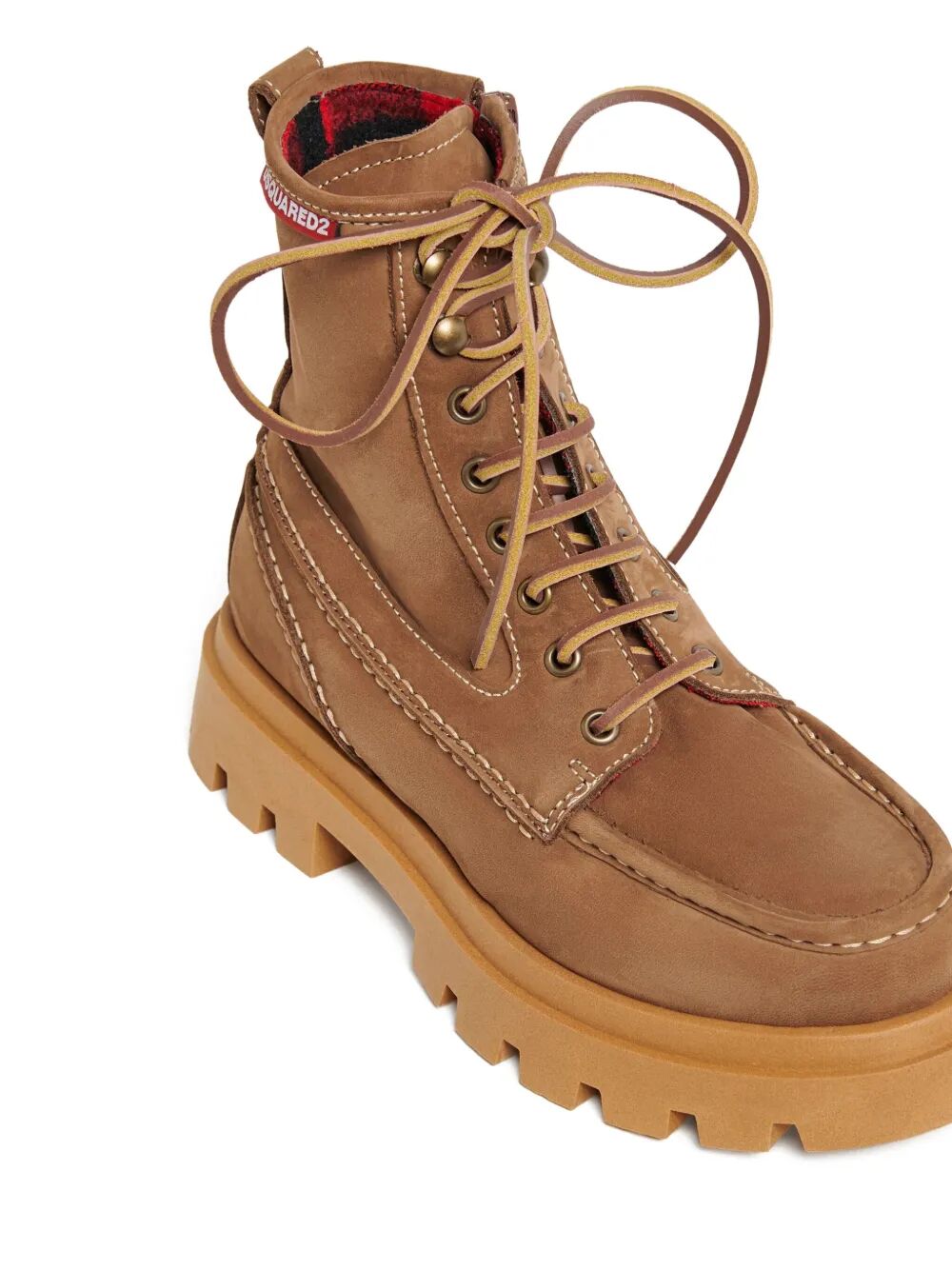 EXPLORER ANKLE BOOTS LEATHER WITH LOGOED LABEL SEWN ON SIDE