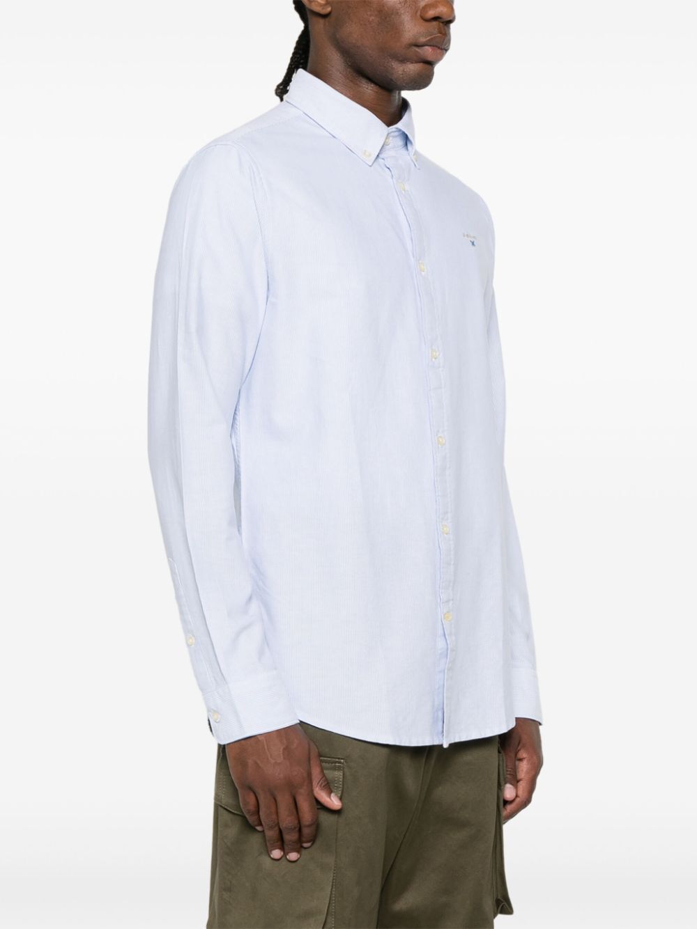 STRIPED OXTOWN TAILORED SHIRT