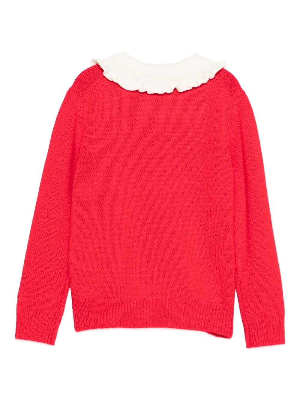 DIZZY SWEATER WITH KNITTED COLLAR CREWNECK JR