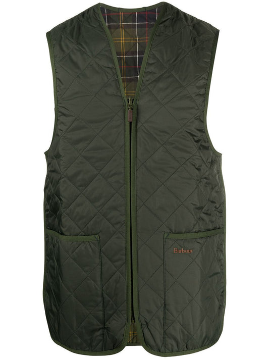 QUILTED WAISTCOAT/ZIP-IN LINER