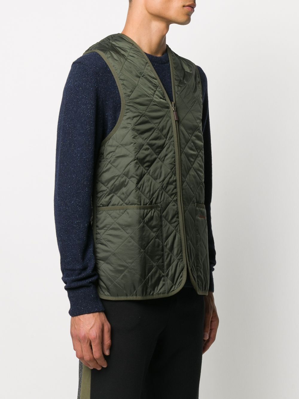 QUILTED WAISTCOAT/ZIP-IN LINER