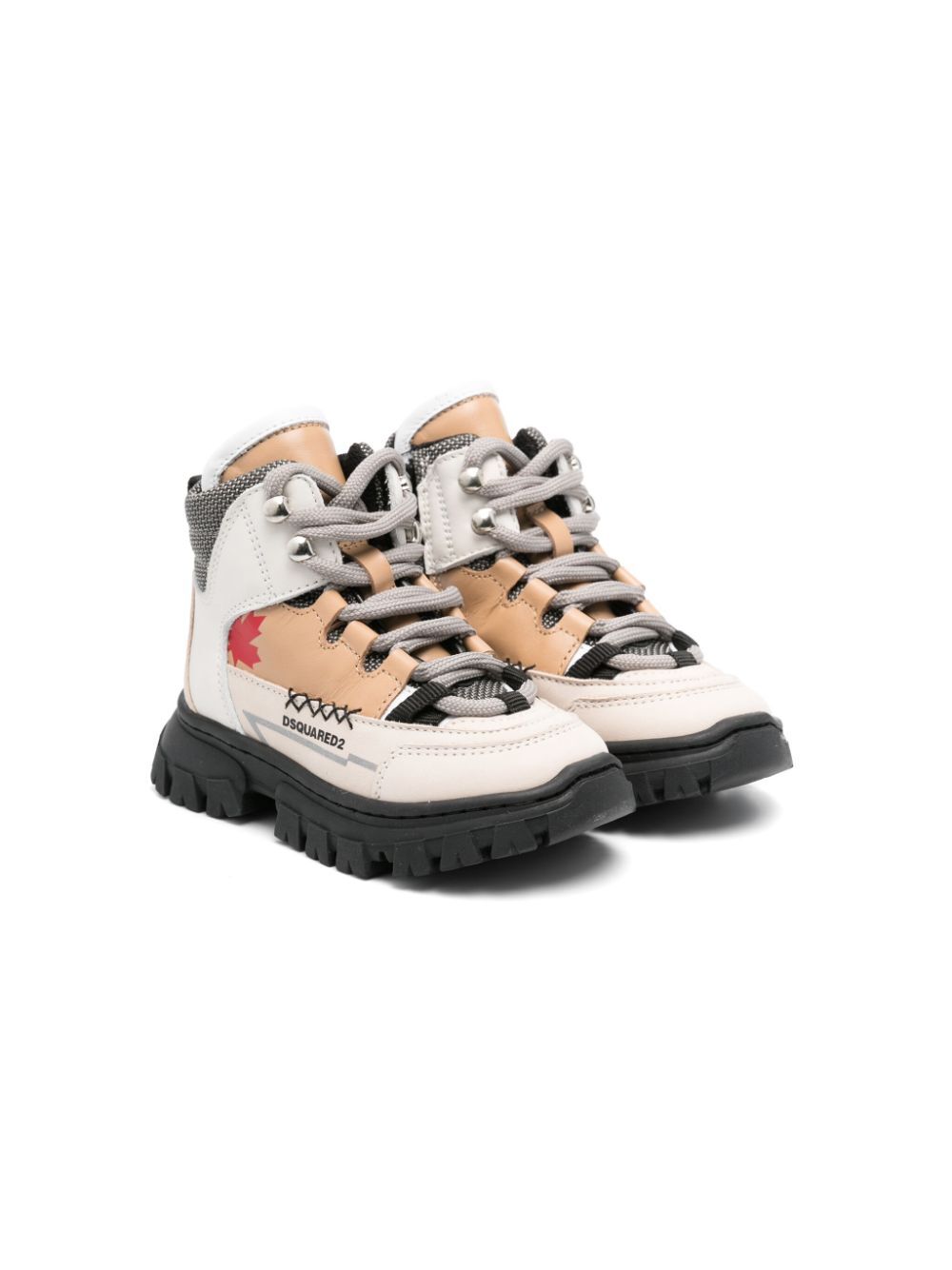 SIDE PRINTED LOGO TREKKING-STYLE SNEAKERS