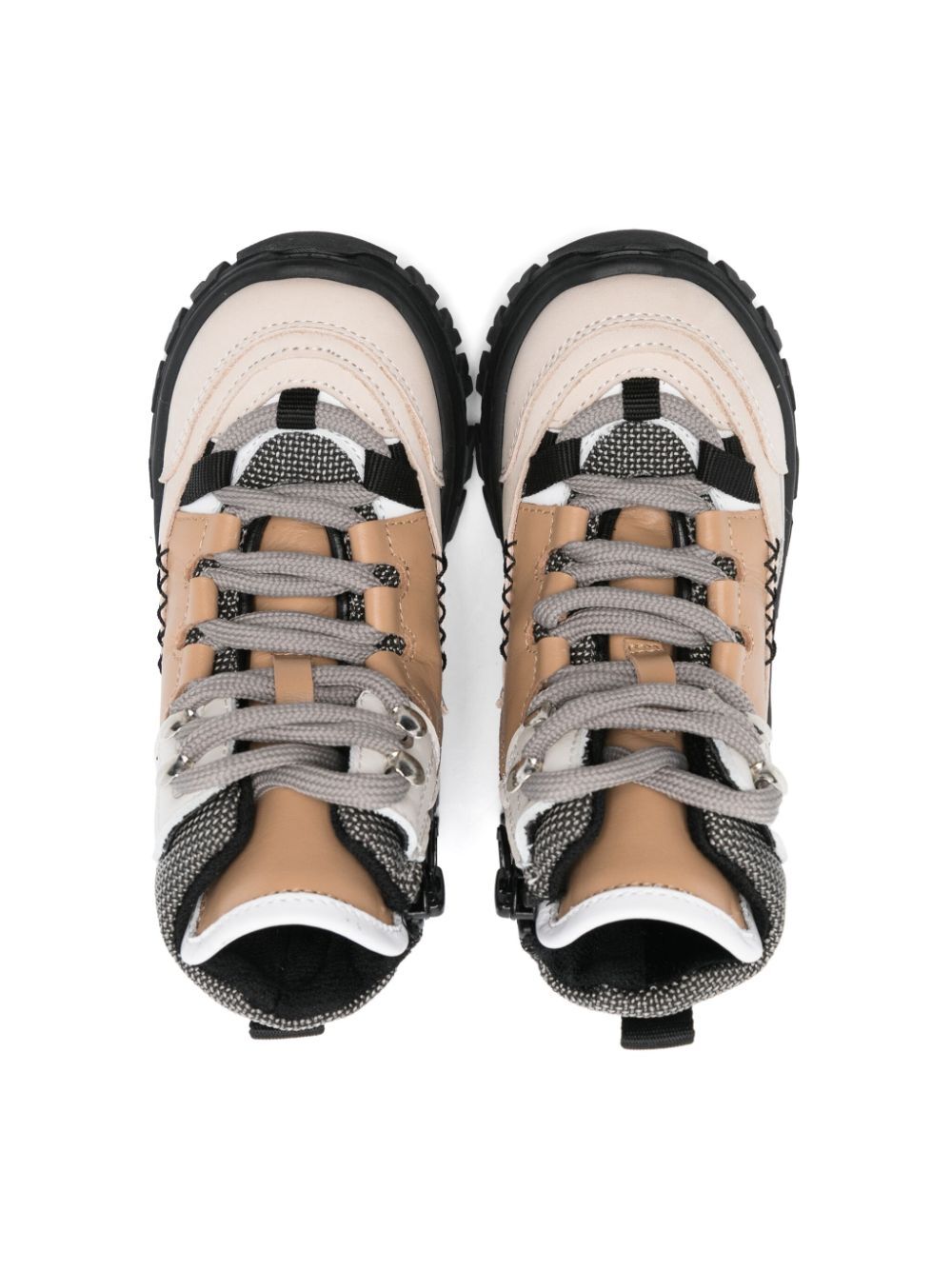 SIDE PRINTED LOGO TREKKING-STYLE SNEAKERS