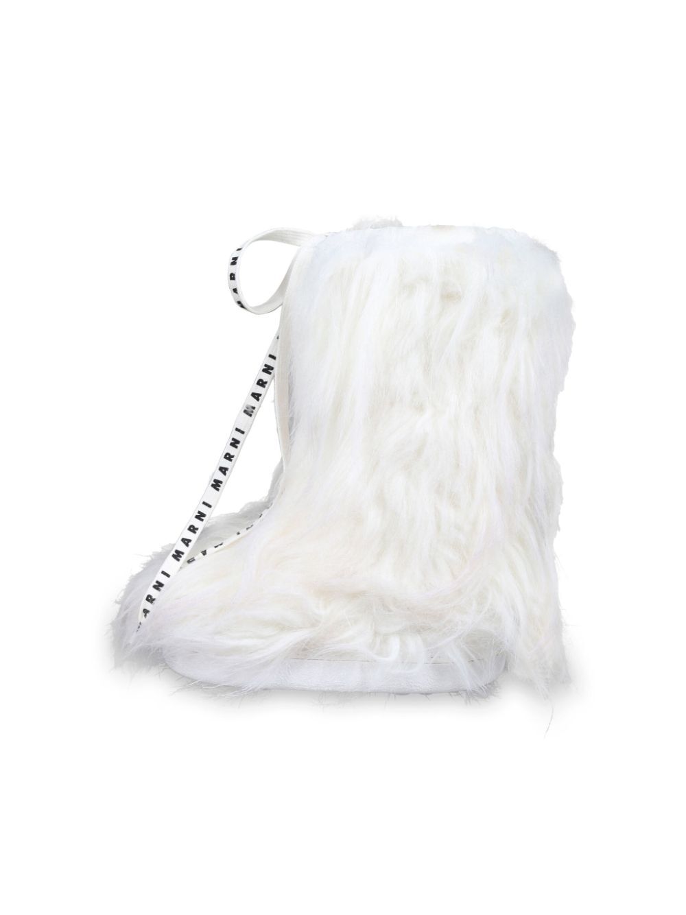 FAUX LONG HAIR FUR SNOW BOOTS