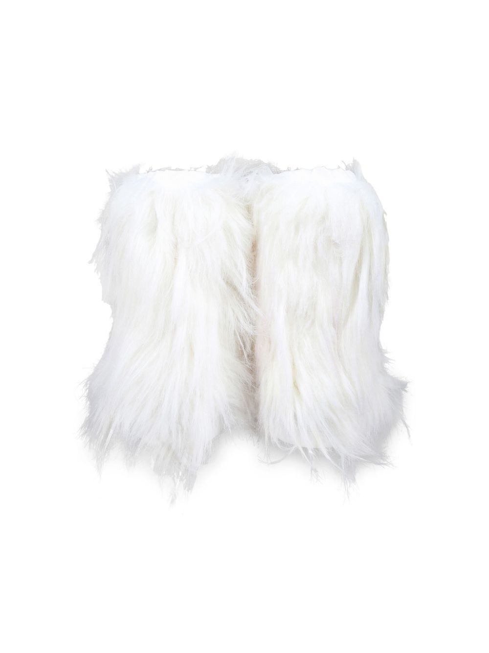 FAUX LONG HAIR FUR SNOW BOOTS