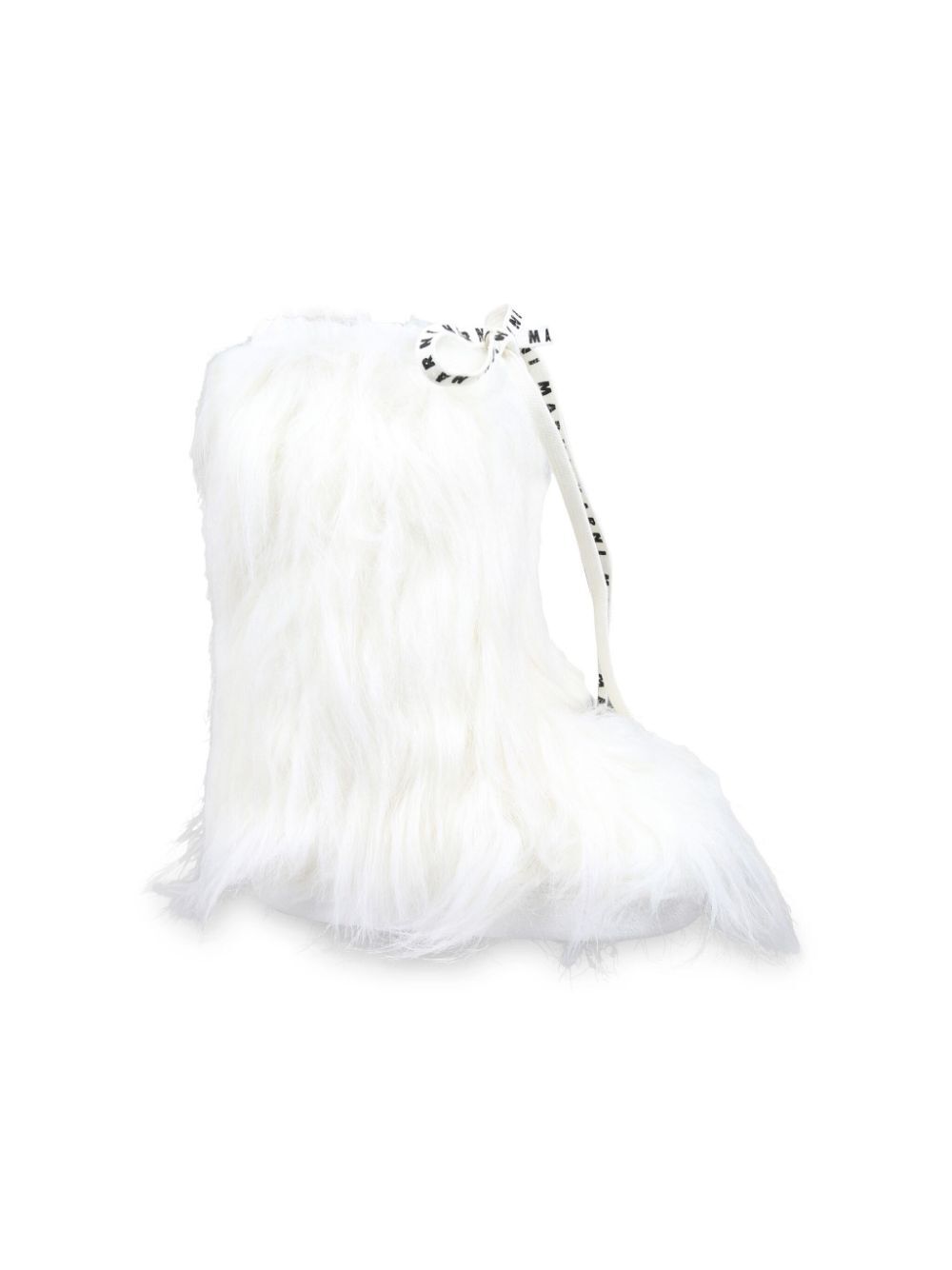 FAUX LONG HAIR FUR SNOW BOOTS