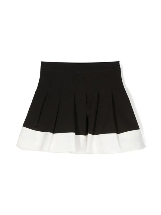 CREPE PLEATED SKIRT