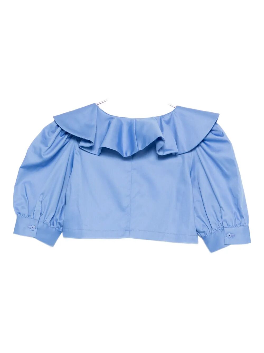 CAMICIA IN POPELINE CON FIOCCO SUL DAVANTI
