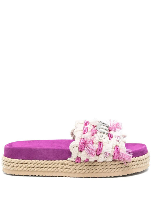 MONOBAND ROPE SANDAL FRINGES