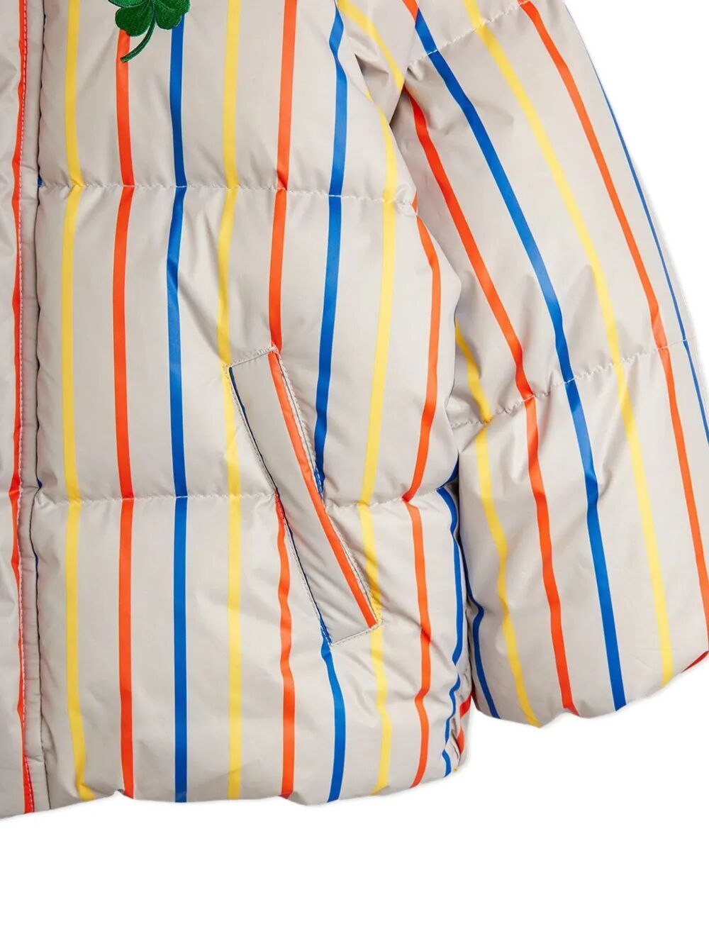 CLOVER EMB STRIPE CITYPUFFER